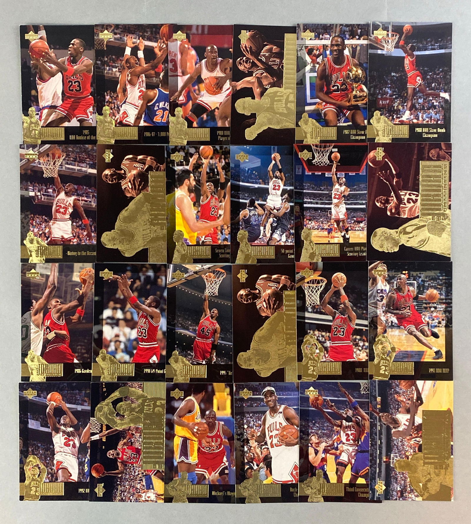 1996 Upper Deck Michael Jordan Collection Jumbo Complete Set (1 of 2)
