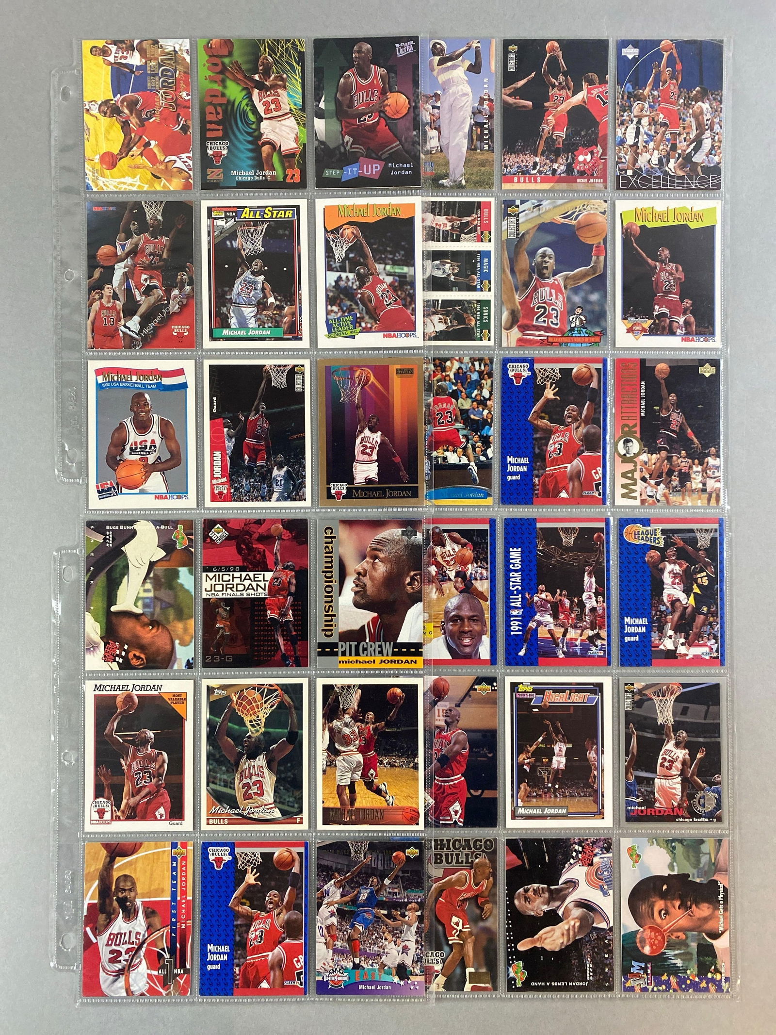 36 - Michael Jordan Cards with Inserts (1 of 6)
