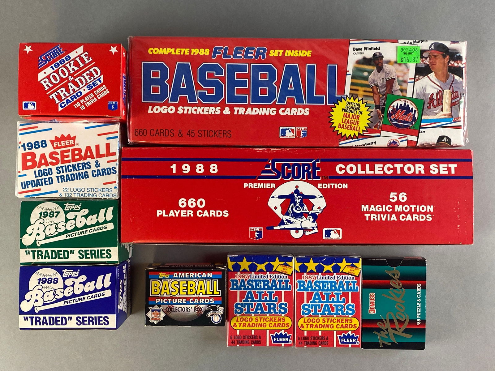 10 - 1987 and 88 Baseball Sets (1 of 4)