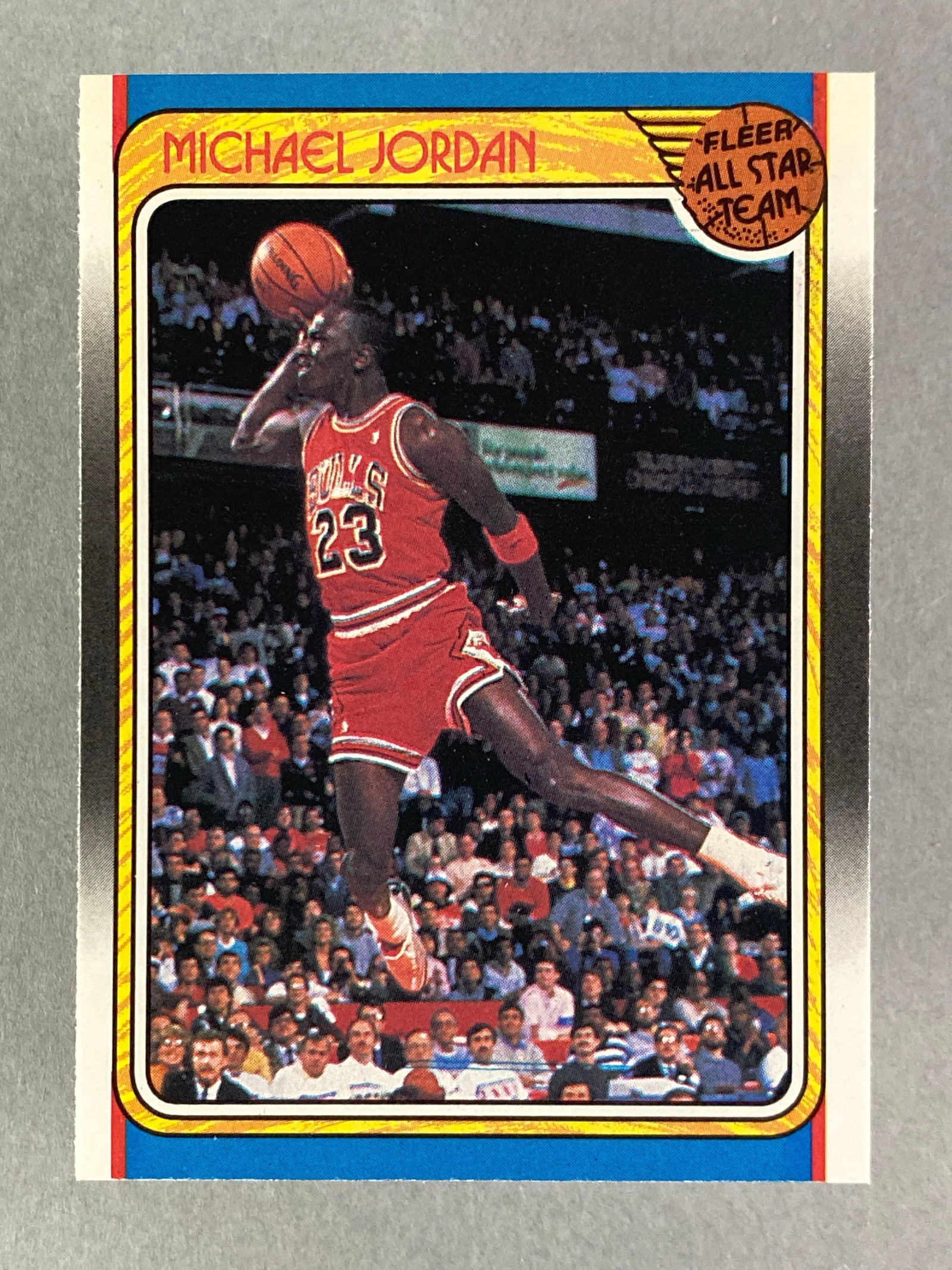 1988 Fleer All-Star Michael Jordan #120: 1988 Fleer All-Star Michael Jordan #120, Sharp card, Ready to grade