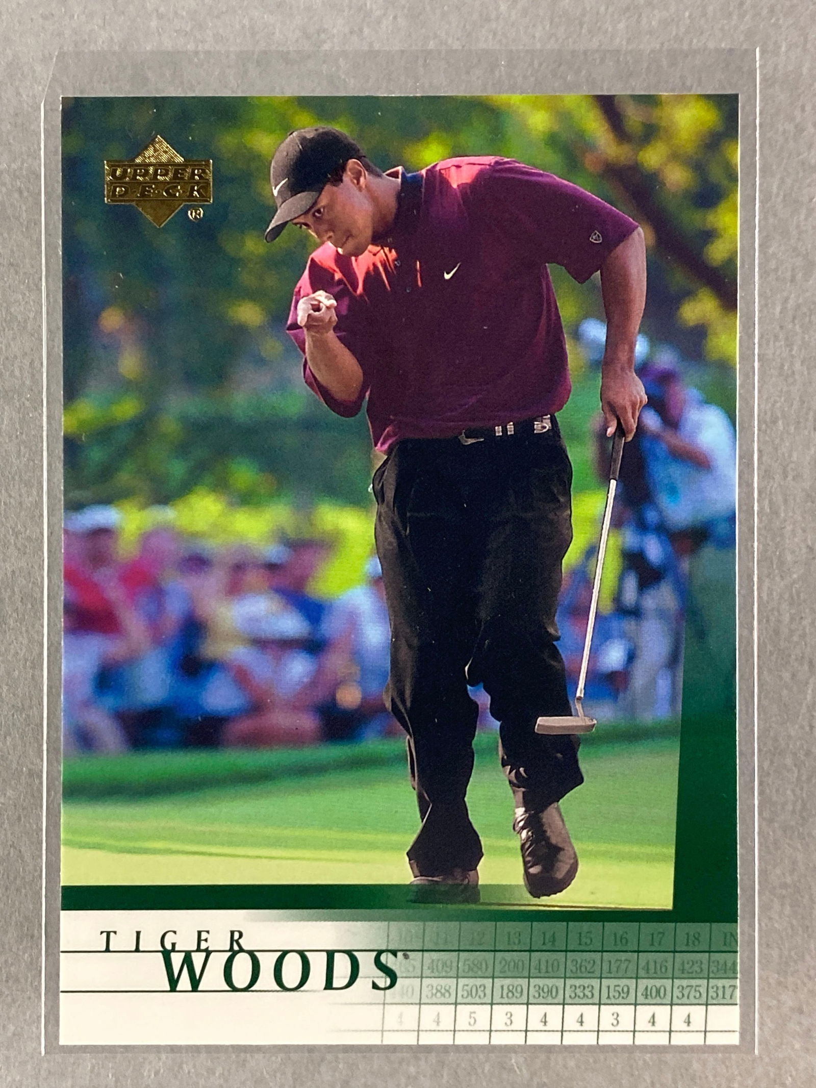 2001 Upper Deck Tiger Woods #1 Rookie (1 of 2)
