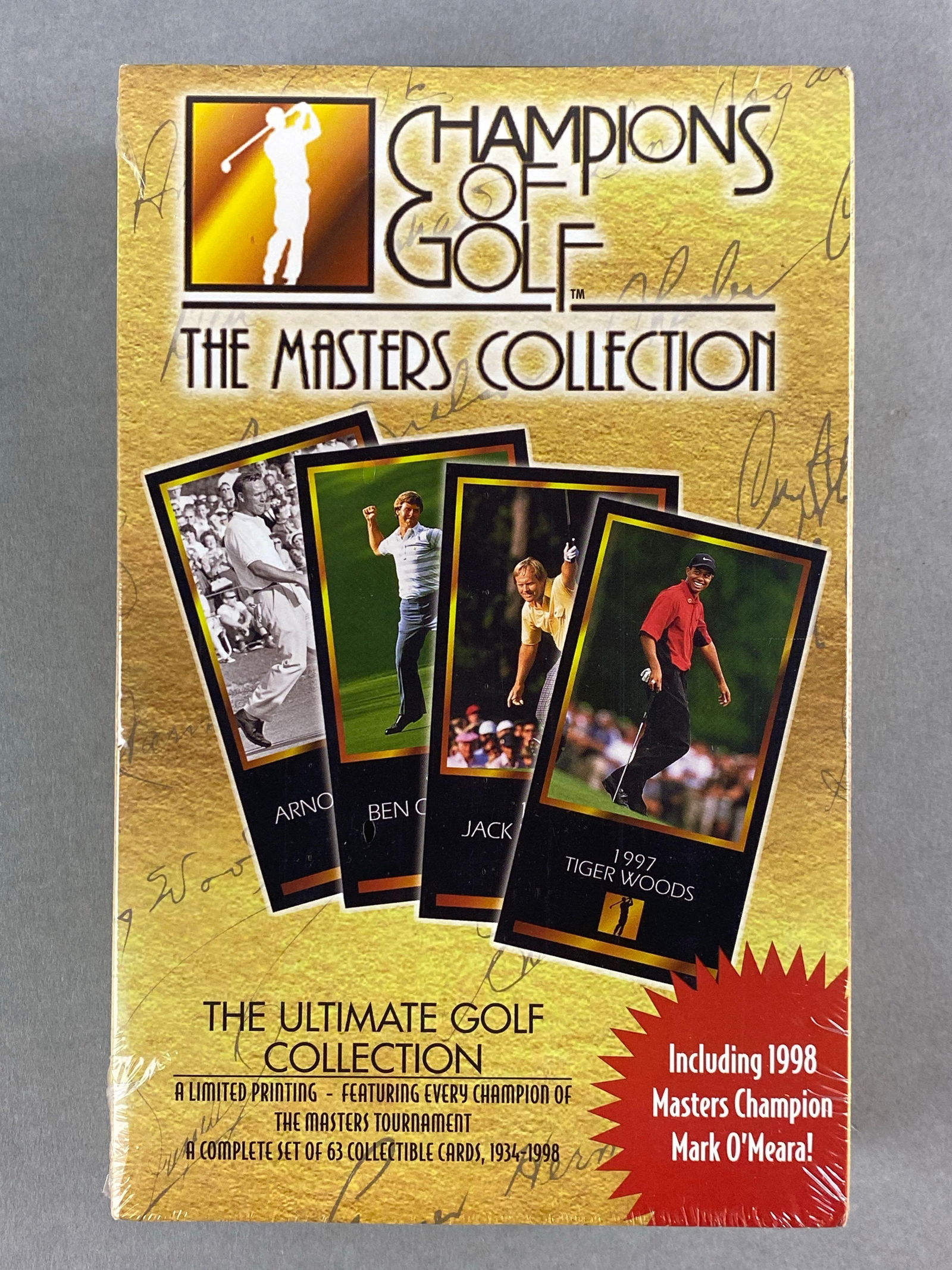 1997 - 98, Champions of Golf The Masters Collection Factory Sealed with Tiger Woods Rookie (1 of 2)