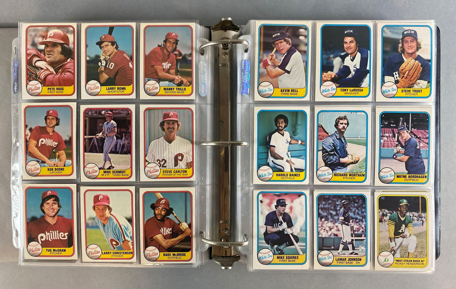 1981 Fleer and Fleer Stickers Complete Baseball Sets (1 of 5)
