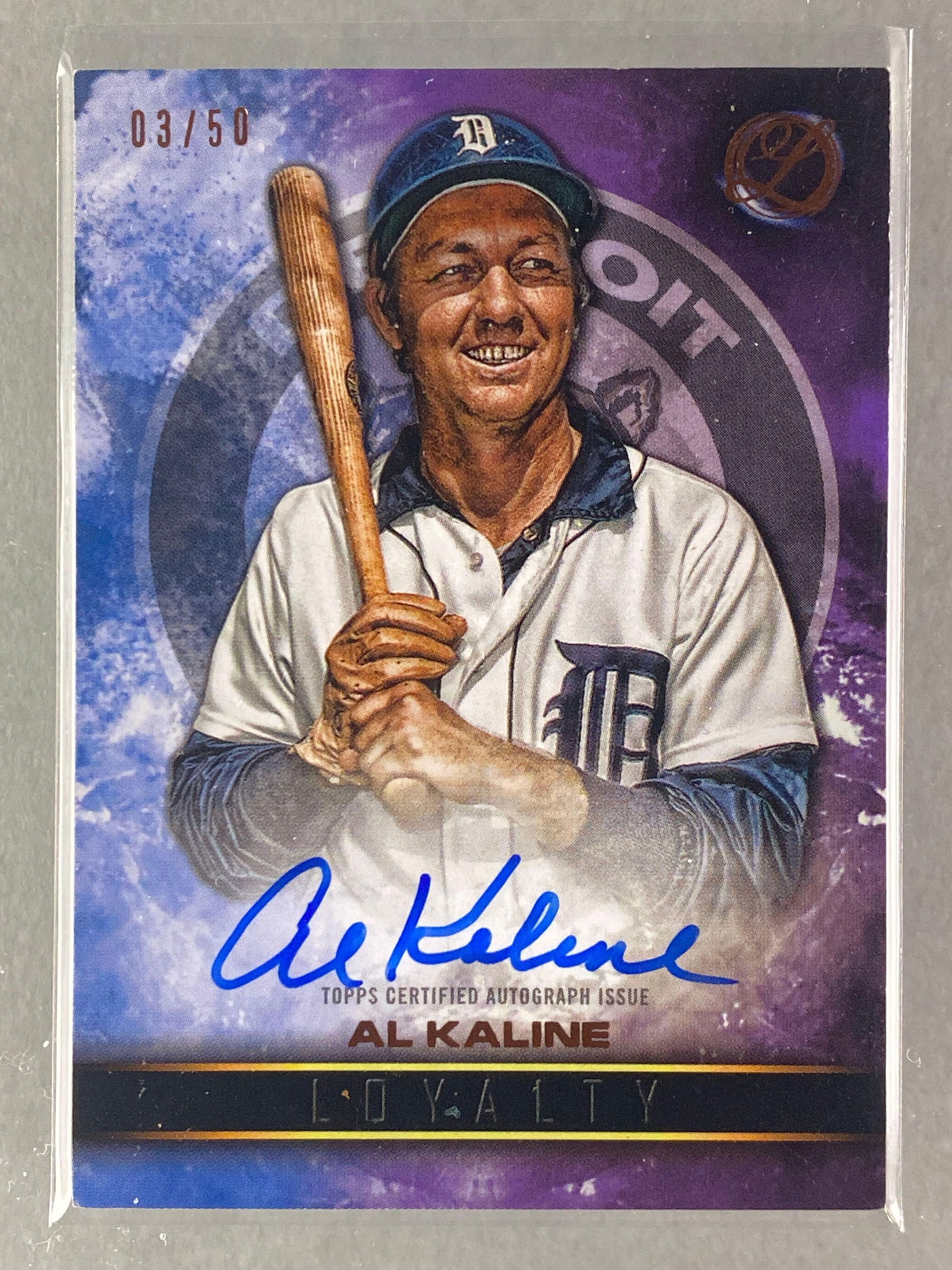 2016 Topps Legacies Auto, Al Kaline #LA-AK, 3/50 (1 of 2)