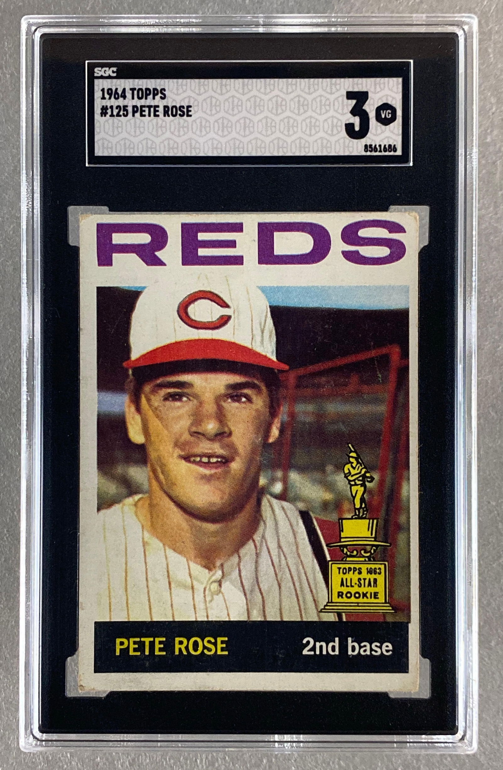 1964 Topps Pete Rose #125 SGC 3 (1 of 2)