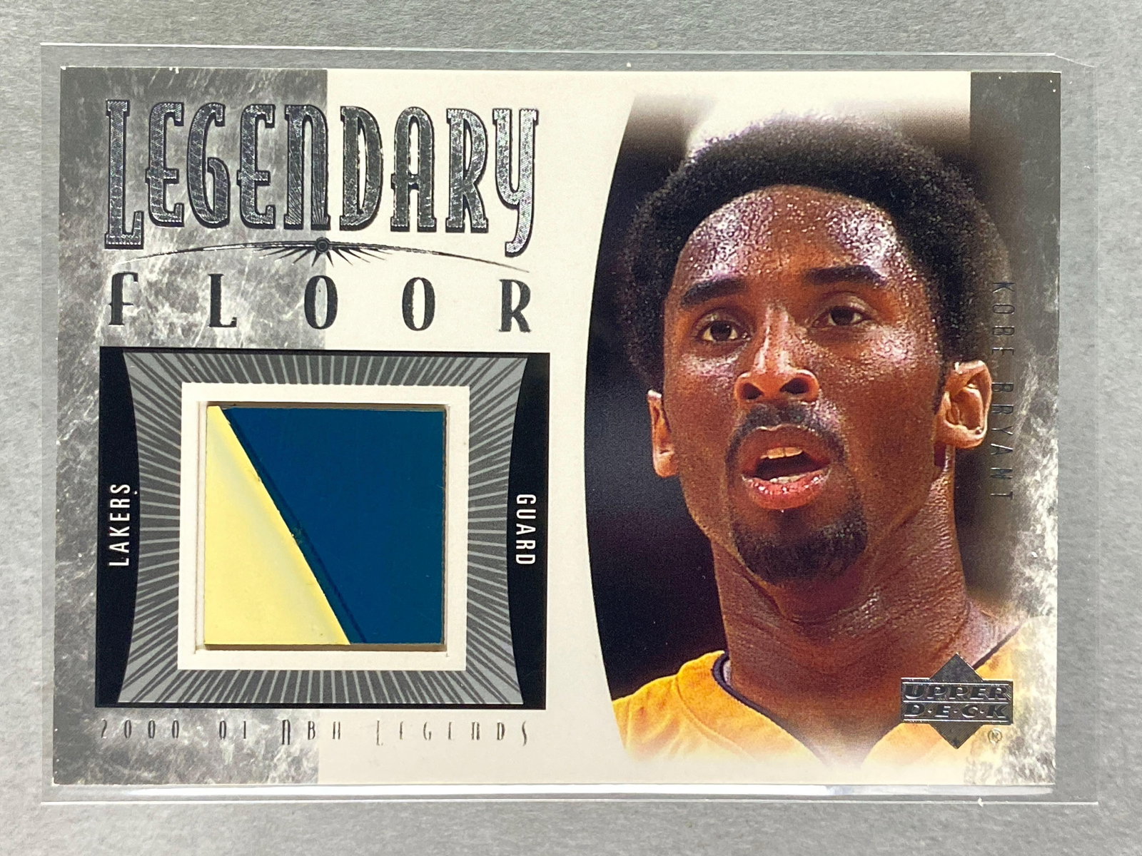 2001 Upper Deck Legendary Floor Kobe Bryant 2-Color Floor Relec (1 of 2)