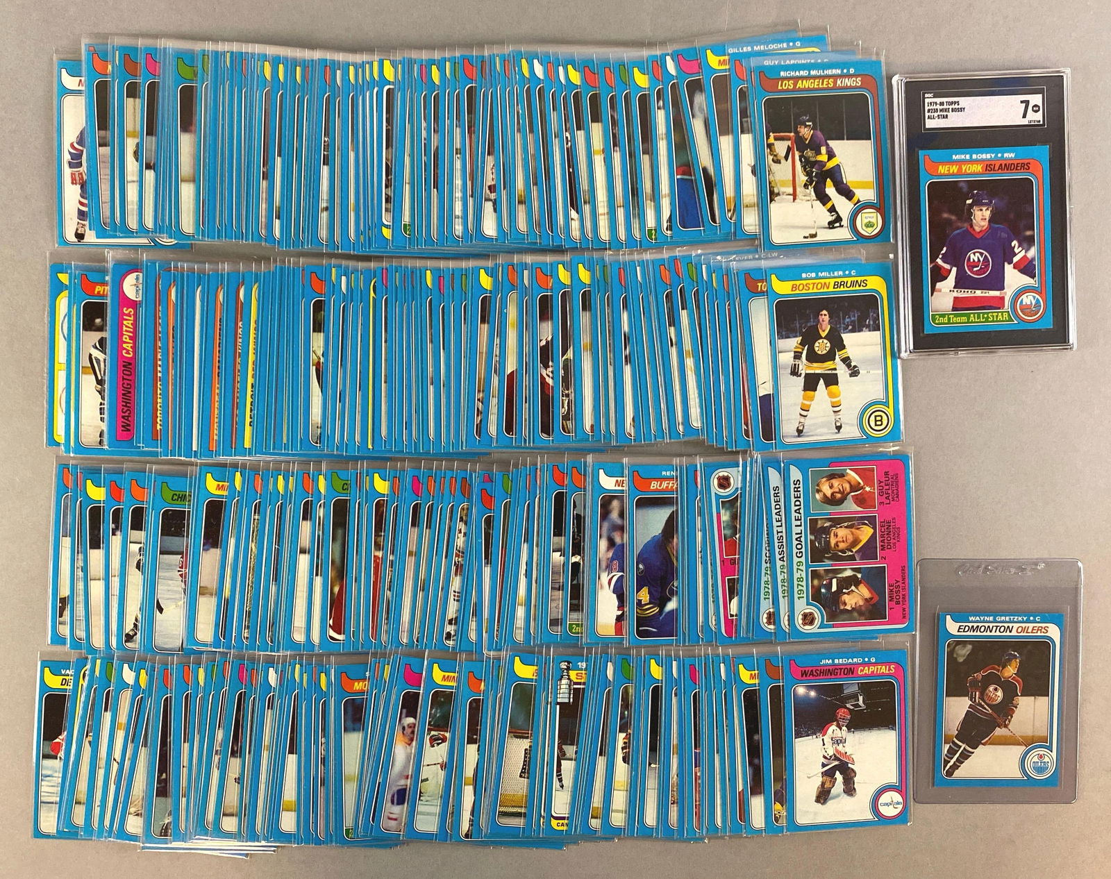 1979 Topps Hockey Complete High-Grade Set with SGC 7 All-Star Mike Bossy (1 of 3)