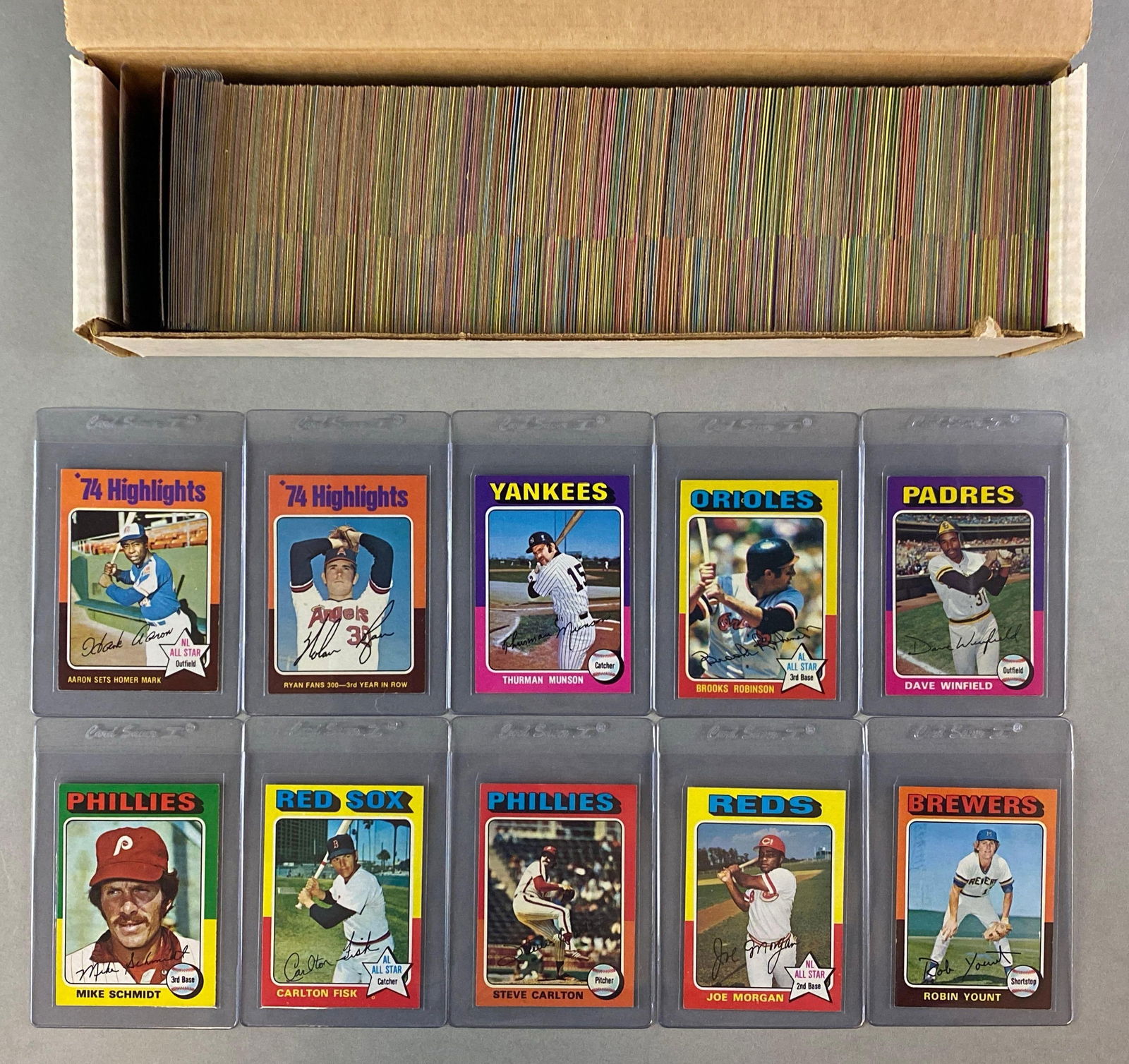 1975 Topps Baseball Complete High-Grade Set (1 of 7)