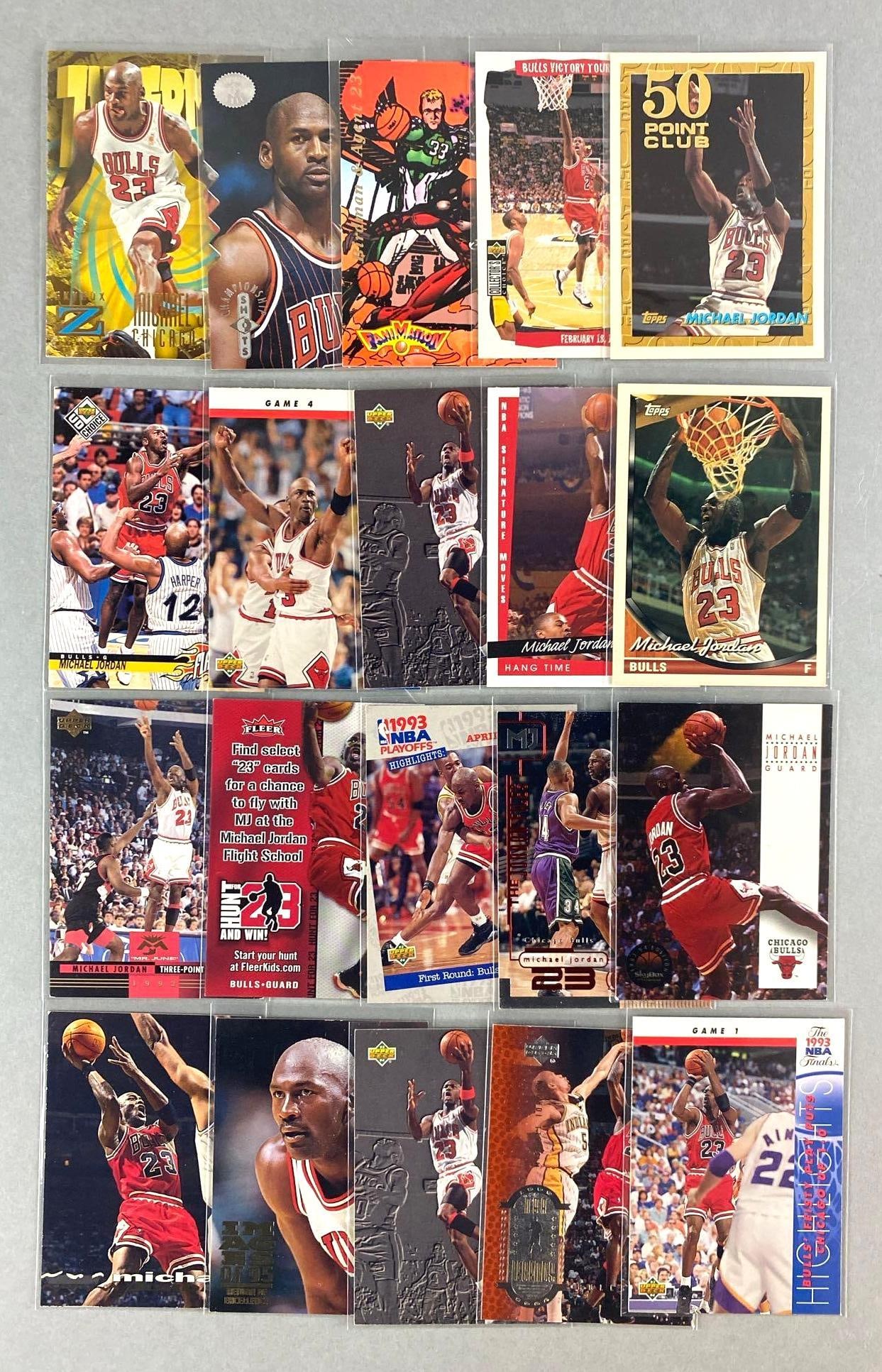 20 - Michael Jordan Cards with Inserts (1 of 2)