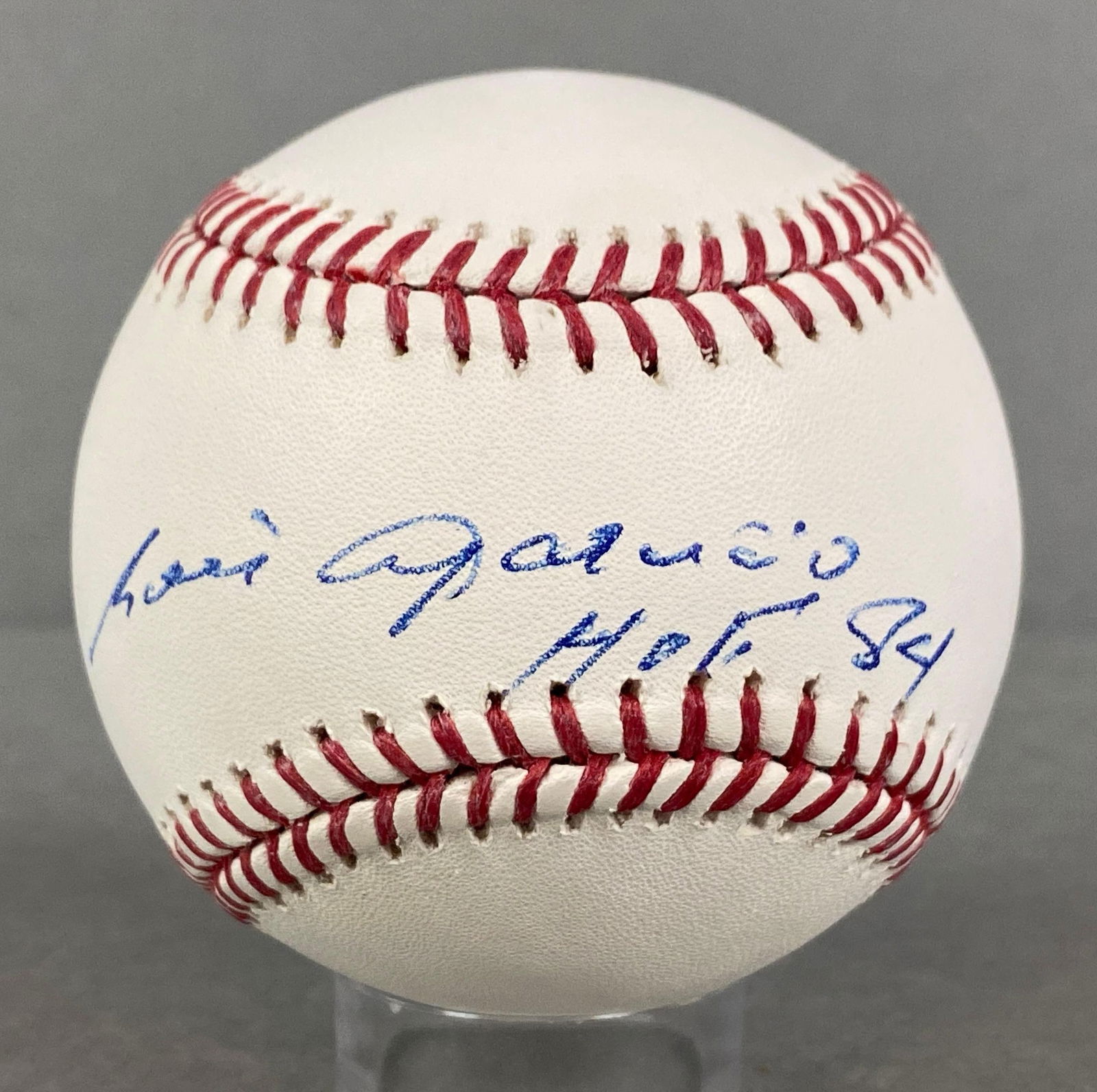 Luis Aparicio Signed Official MLB Rawlings Selig Baseball: Autographed Luis Aparicio HOF84, We Guarantee This to Pass 3rd Party Authentication, Case included