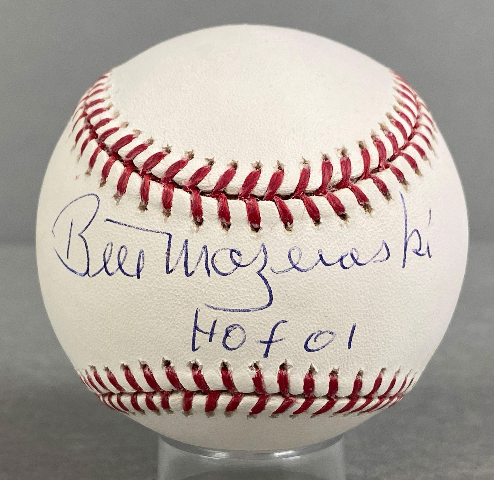 Bill Mazeroski Signed Official MLB Rawlings Selig Baseball (1 of 3)