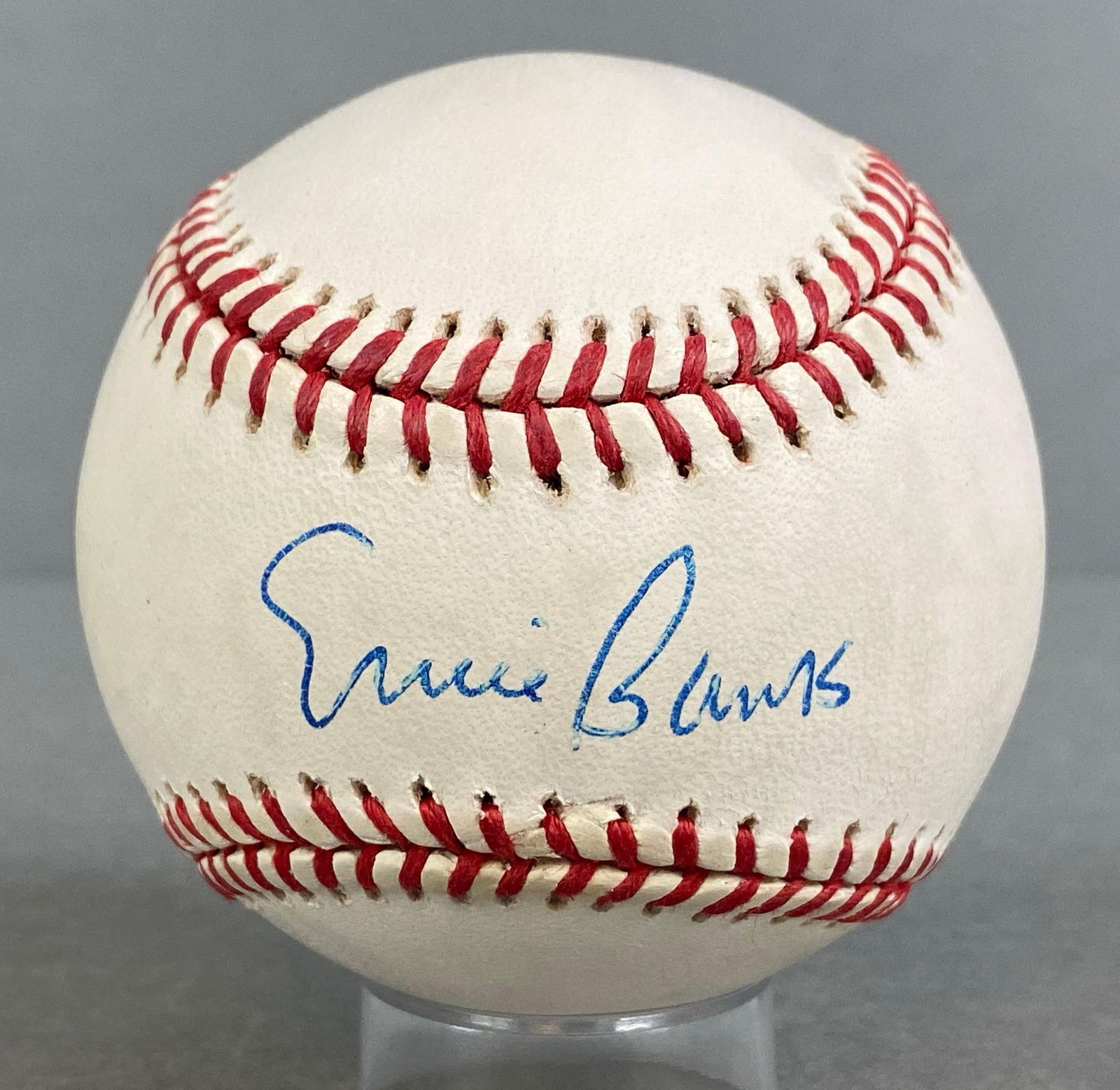 Ernie Banks Signed Official MLB Rawlings Selig Baseball: Autographed Ernie Banks, We Guarantee This to Pass 3rd Party Authentication, Case included