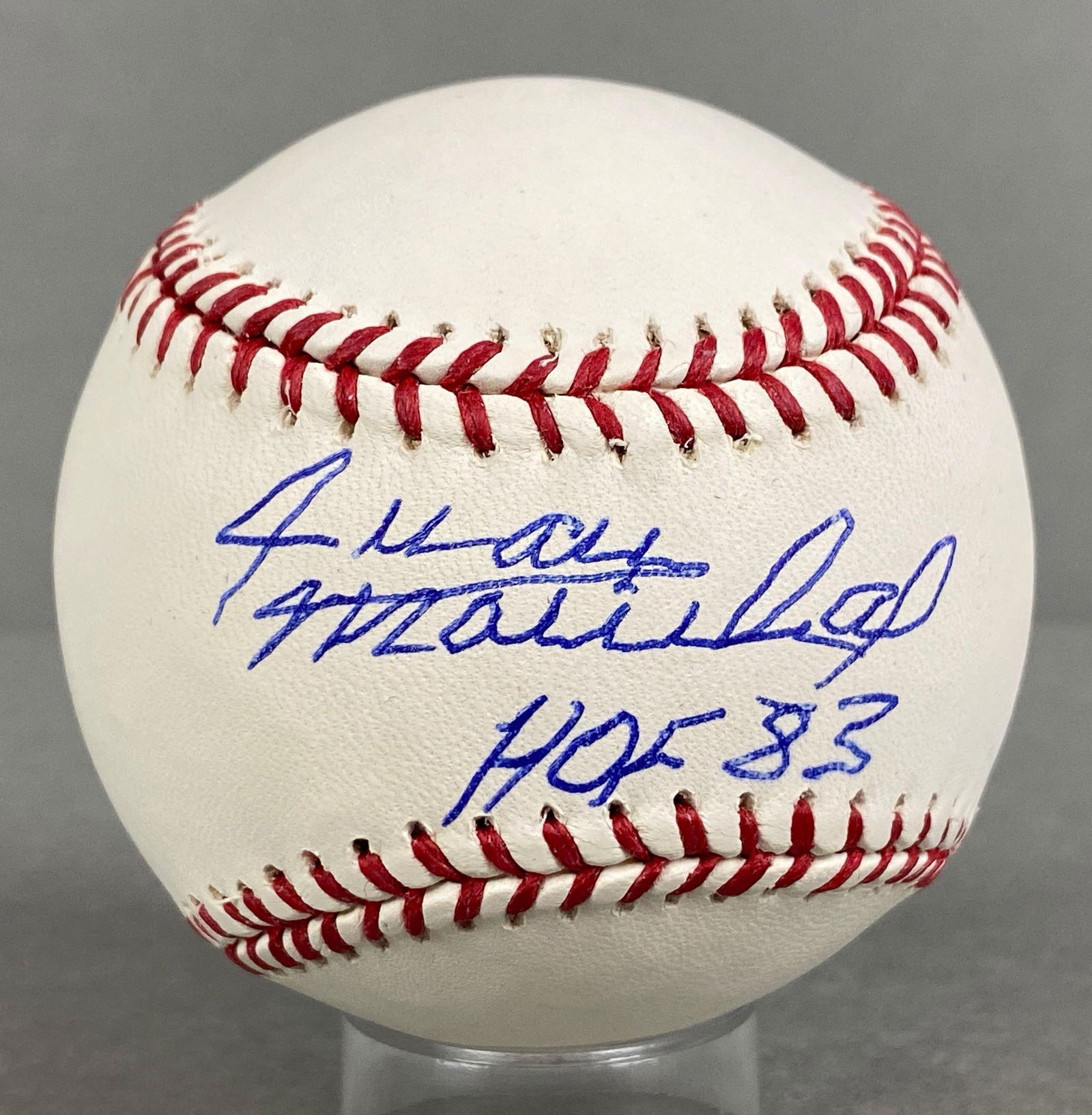 Juan Marichal Signed Official MLB Rawlings Selig Baseball: Autographed Juan Marichal HOF 83, We Guarantee This to Pass 3rd Party Authentication, Case included
