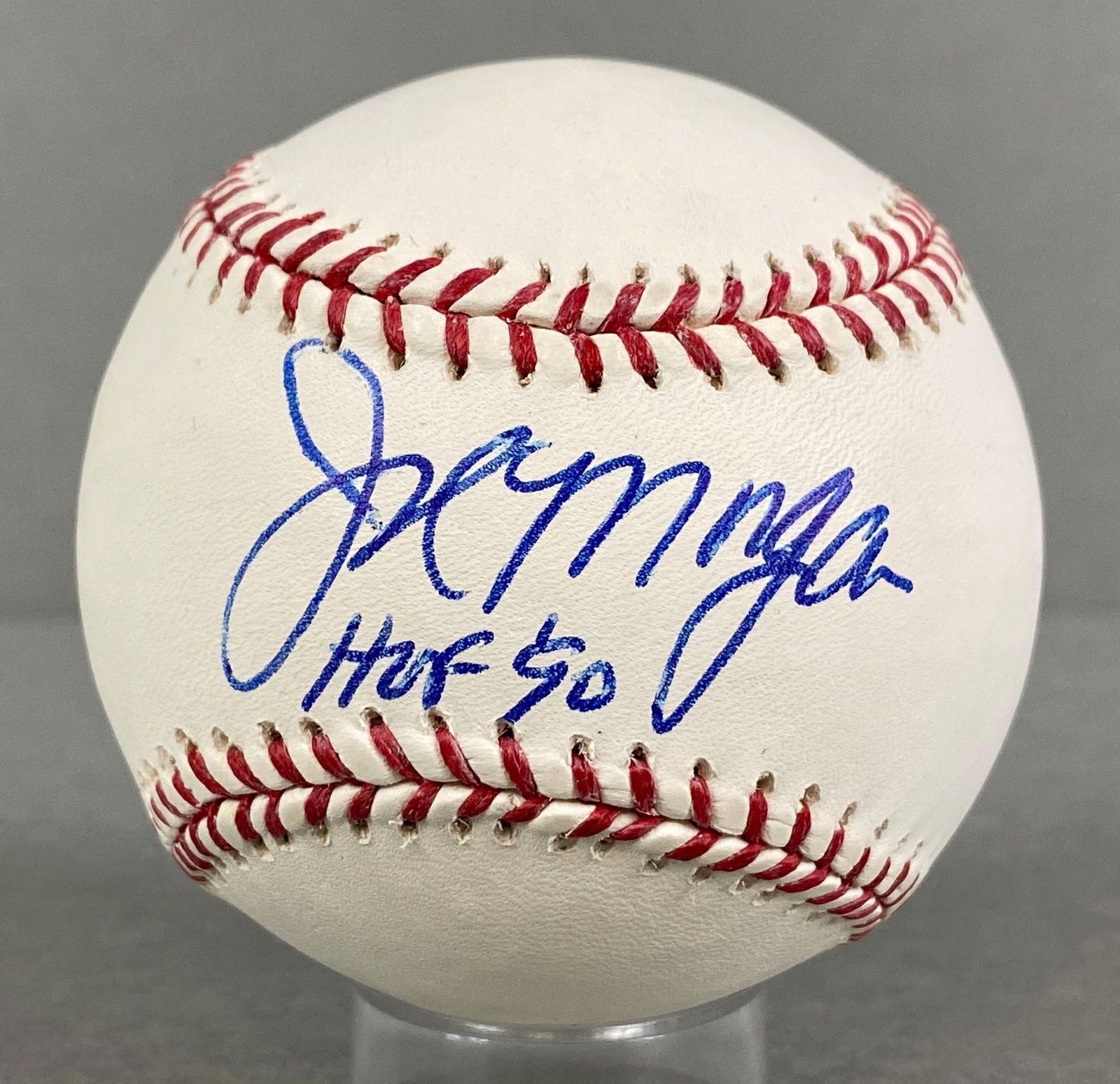 Joe Morgan Signed Official MLB Rawlings Selig Baseball: Autographed Joe Morgan HOF90, We Guarantee This to Pass 3rd Party Authentication, Case included