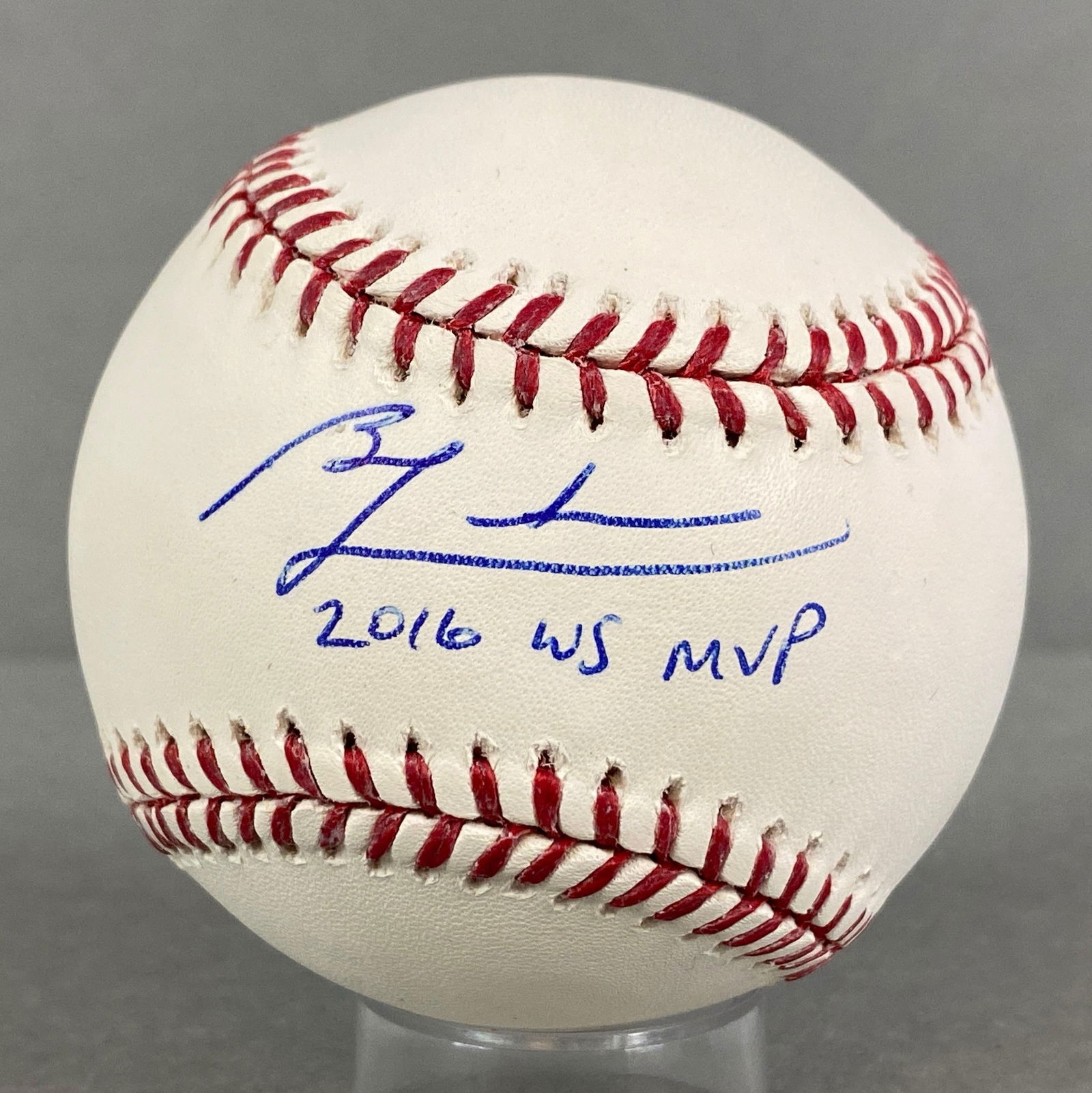 Ben Zobrist Signed Official MLB Rawlings Selig Baseball with COA: Autographed Ben Zobrist 2016 WS MVP, JSA COA, Case included. Chicago Cubs World Series MVP.