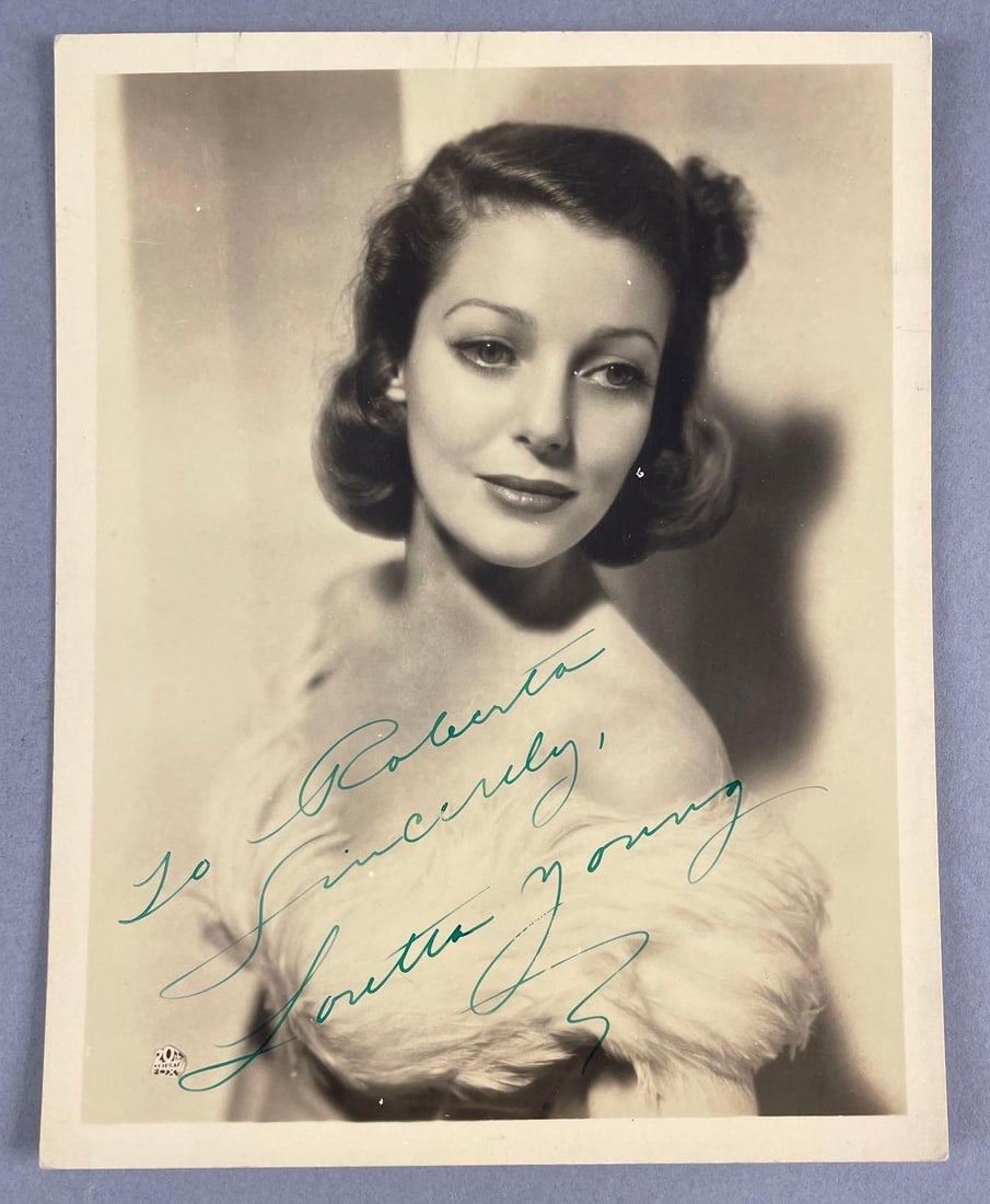 Signed Loretta Young Photograph (1 of 3)