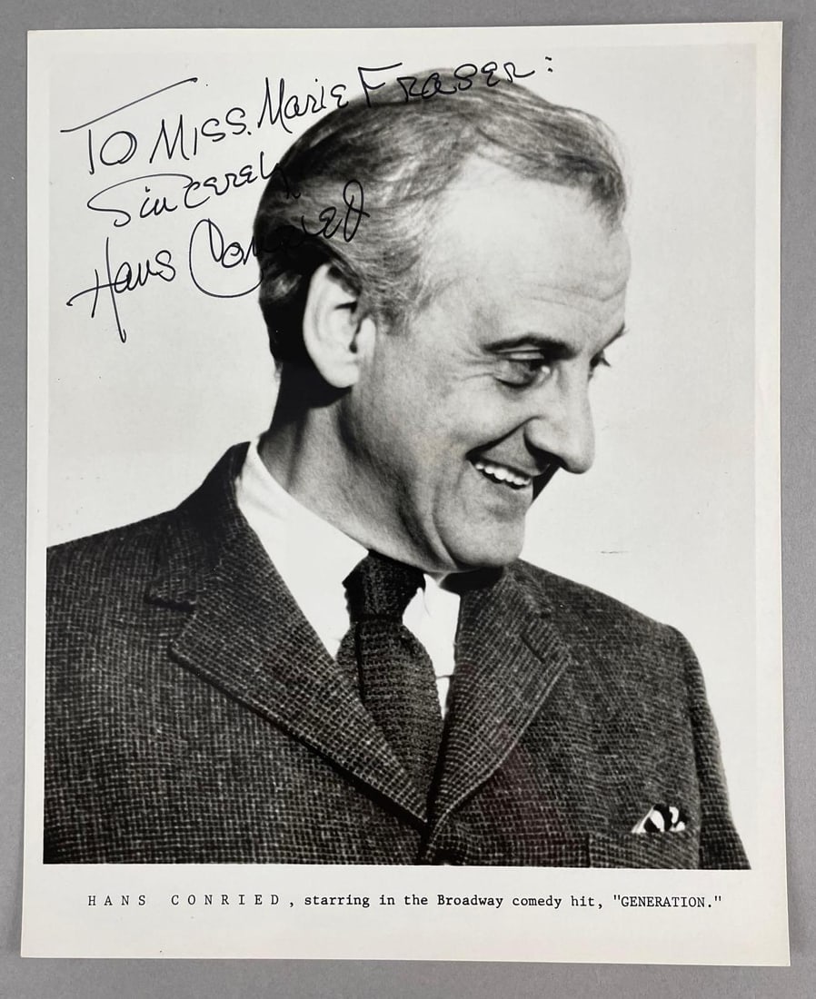 Signed Hans Conried Photograph (1 of 3)