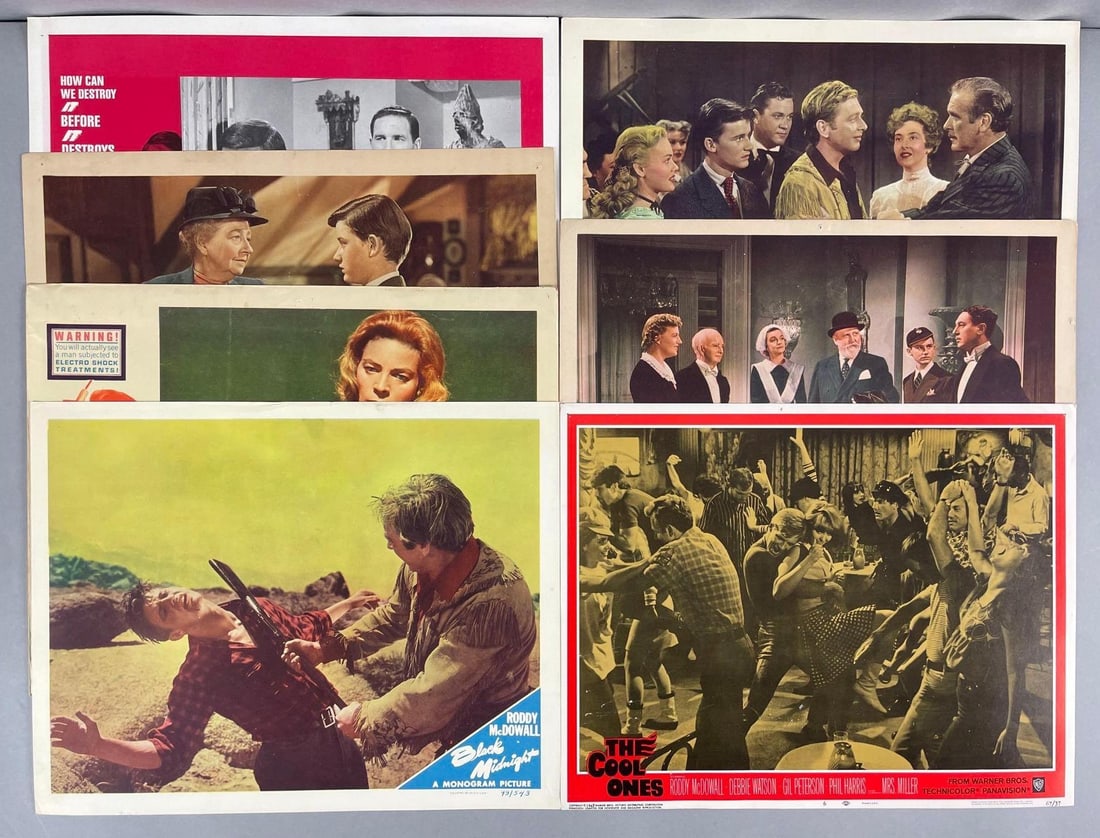 Group of 7 Roddy McDowall Lobby Cards (1 of 3)