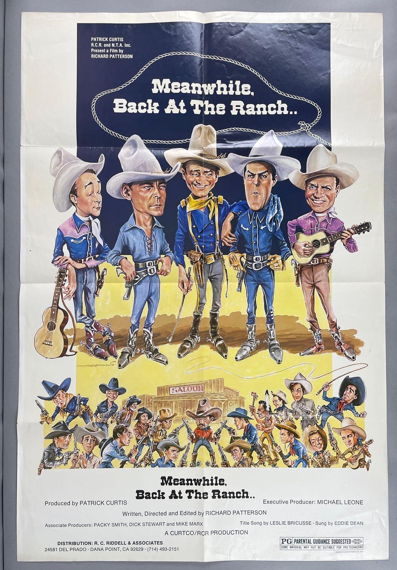 1977 Meanwhile Back at the Ranch Movie Poster (1 of 2)