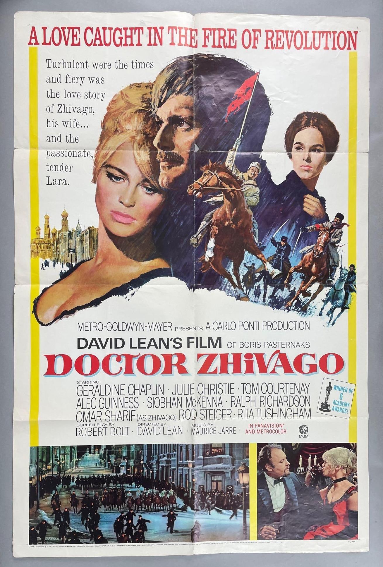 1965 Doctor Zhivago Movie Poster (1 of 4)