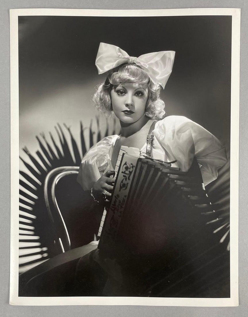 June Knight Photograph: 1913-1987. Childhood infinitive paralysis, couldn't walk until age 5. Married 4 times. 1935 she was robbed, bound, gagged, robbed of jewelry in NY apartment. Measures 13 x 10 inches