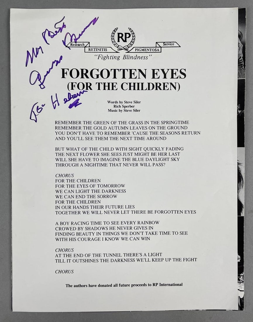 Signed George Burns Charity Program (1 of 4)