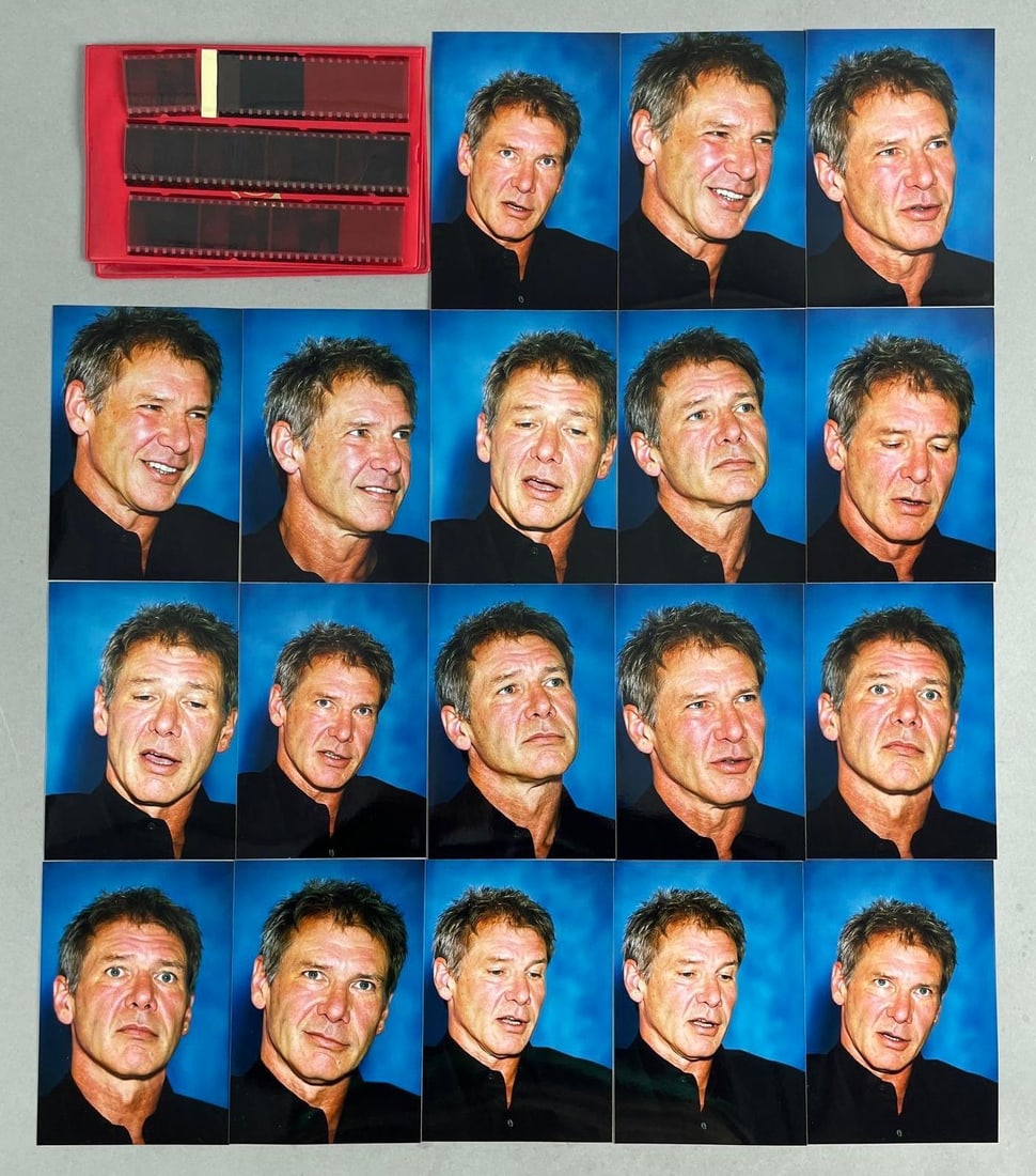 Group of 18 Rare Harrison Ford Candid Portraits (1 of 4)