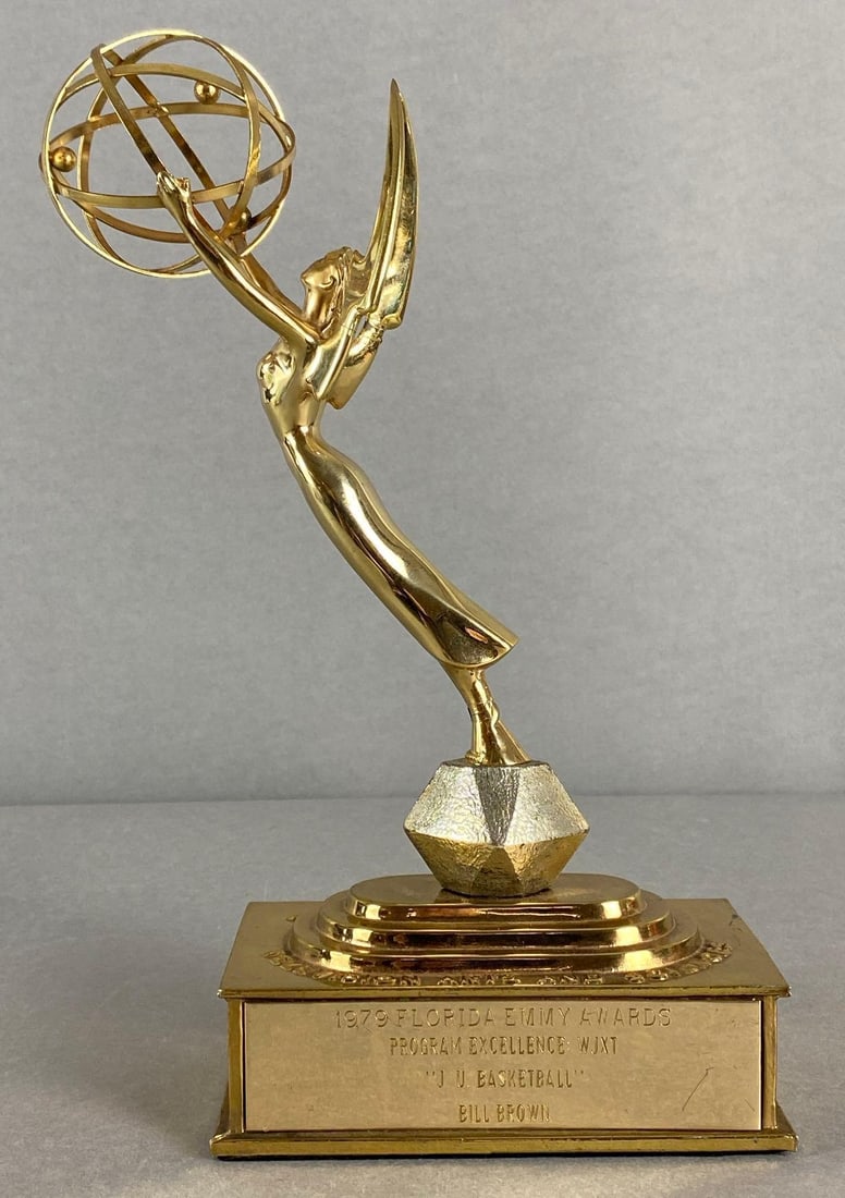 1979 TV Arts and Science J U Basketball Bill Brown Emmy (1 of 8)