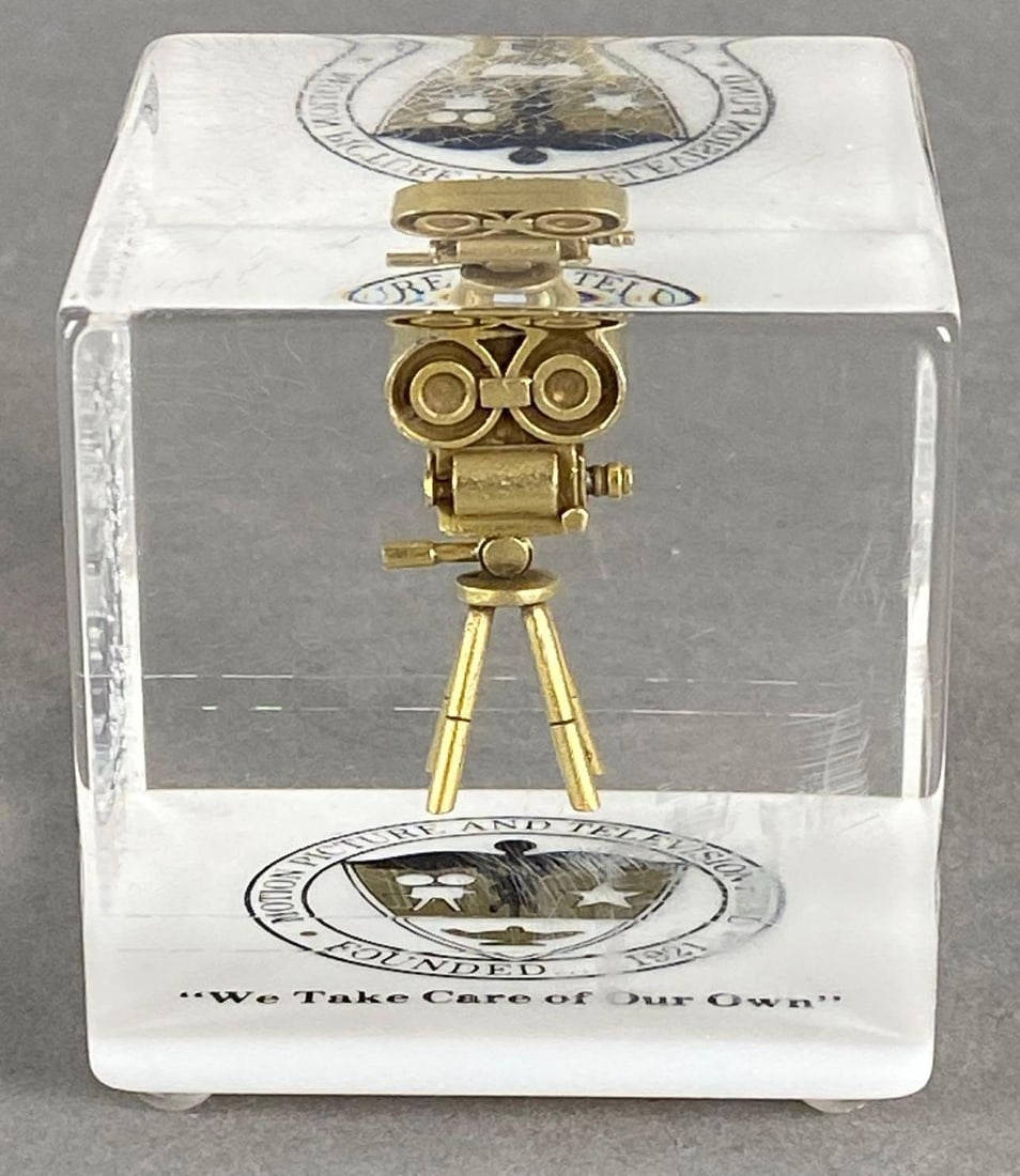 Motion Picture and Television Fund Acrylic Paperweight (1 of 5)
