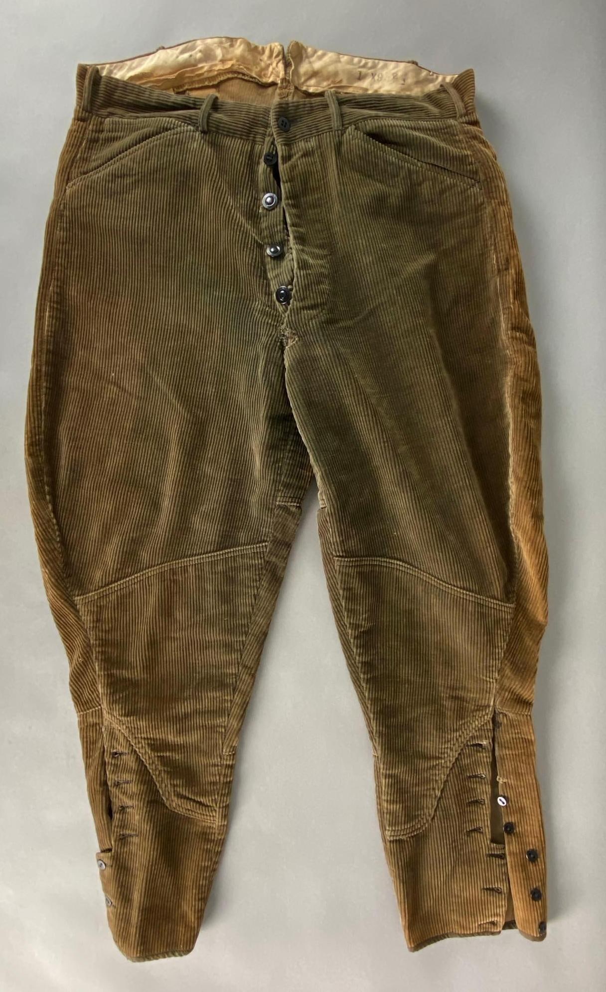 1939 Dodge City Errol Flynn Corduroy Riding Pants (1 of 8)