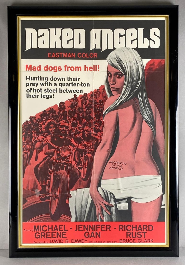 1969 Naked Angels Movie Poster (1 of 5)