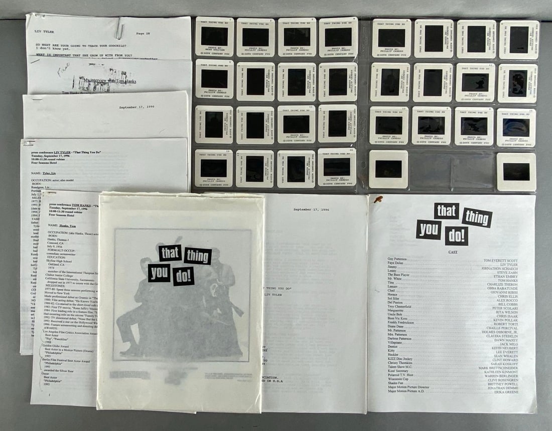 Group of 40+ That Thing You Do Press Kit (1 of 5)