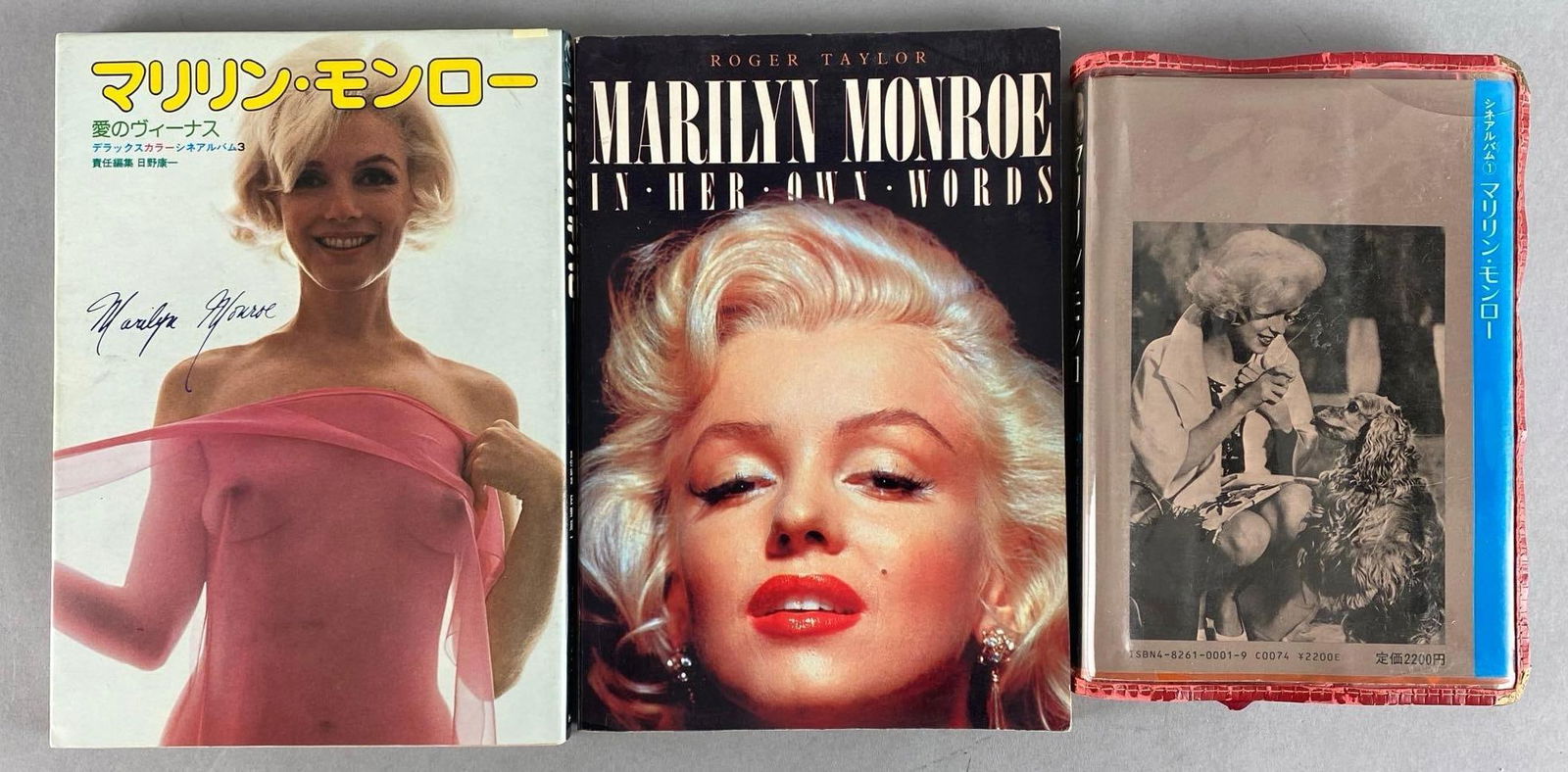 Group of 3 Rare Marilyn Monroe Photo Books (1 of 6)