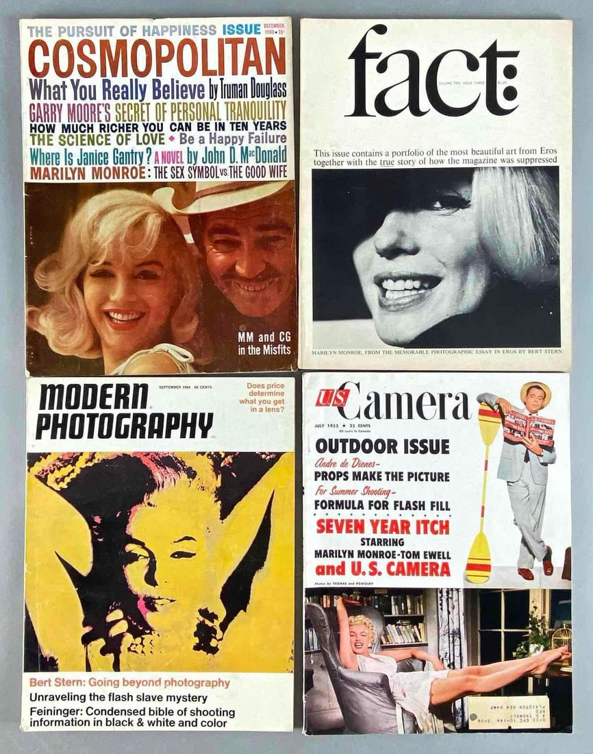 Group of 4 Marilyn Monroe Magazines (1 of 4)