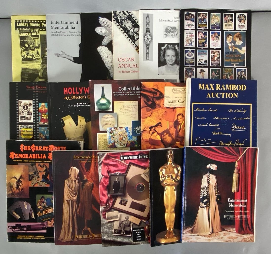 Group of 16 Entertainment Auction Catalogs (1 of 3)