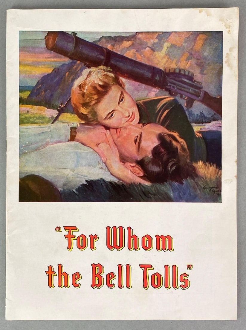 1943 For Whom the Bell Tolls Movie Program (1 of 7)