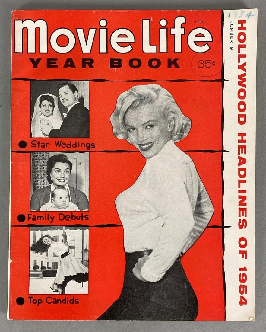 1954 Marilyn Monroe Movie Life Yearbook Magazine Vol. 1 No. 19 (1 of 9)