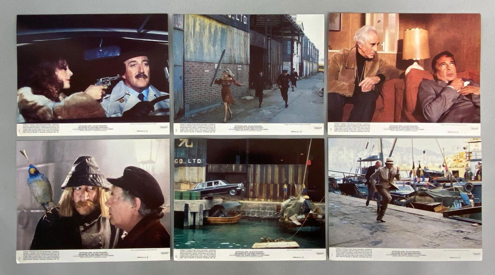 1978 Revenge of the Pink Panther Mini Lobby Cards (1 of 4)