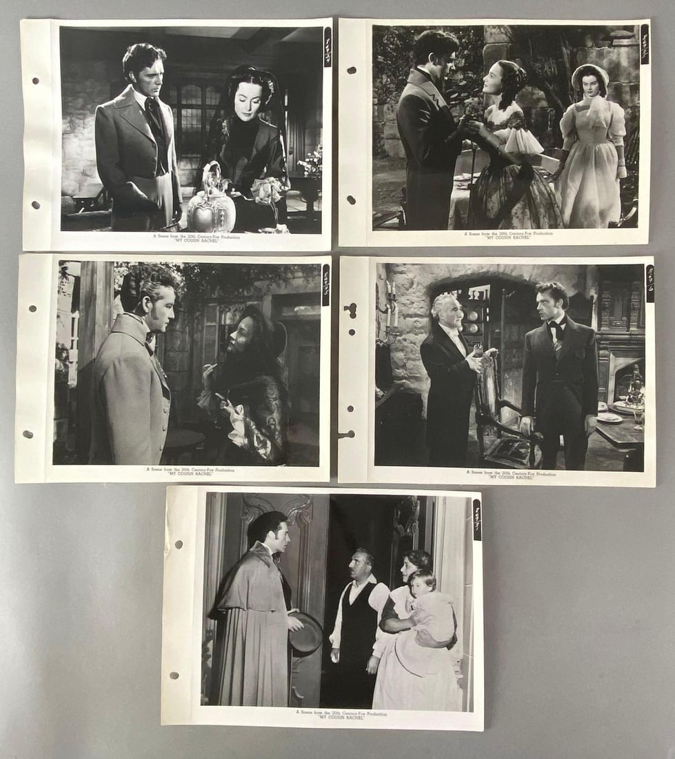 Group of 5 1952 My Cousin Rachel Key Book Stills (1 of 5)