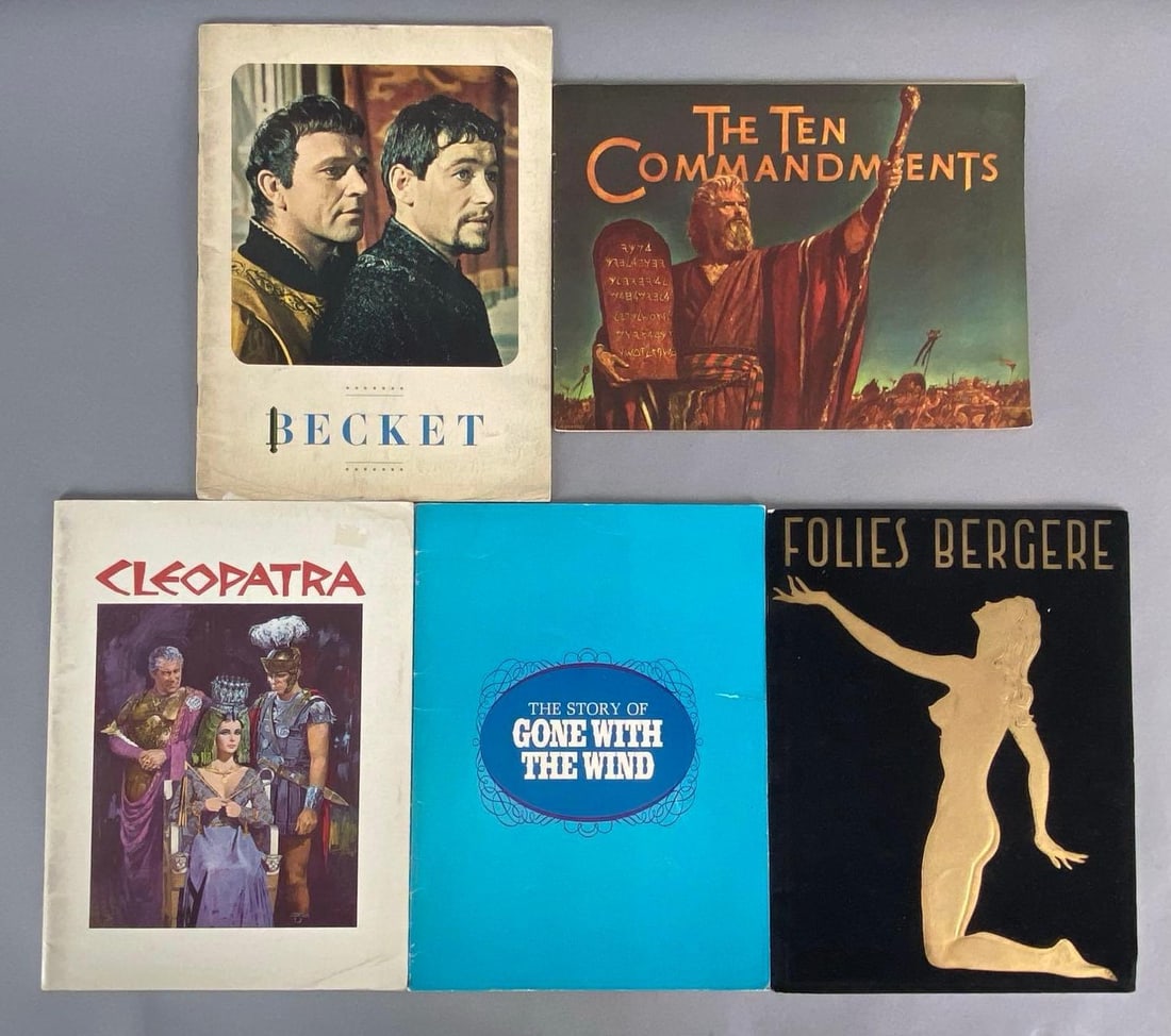 Group of 5 Movie Programs (1 of 5)