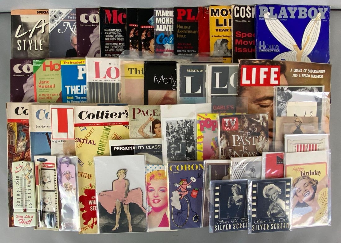 Group of 40+ Marilyn Monroe Ephemera and More (1 of 4)