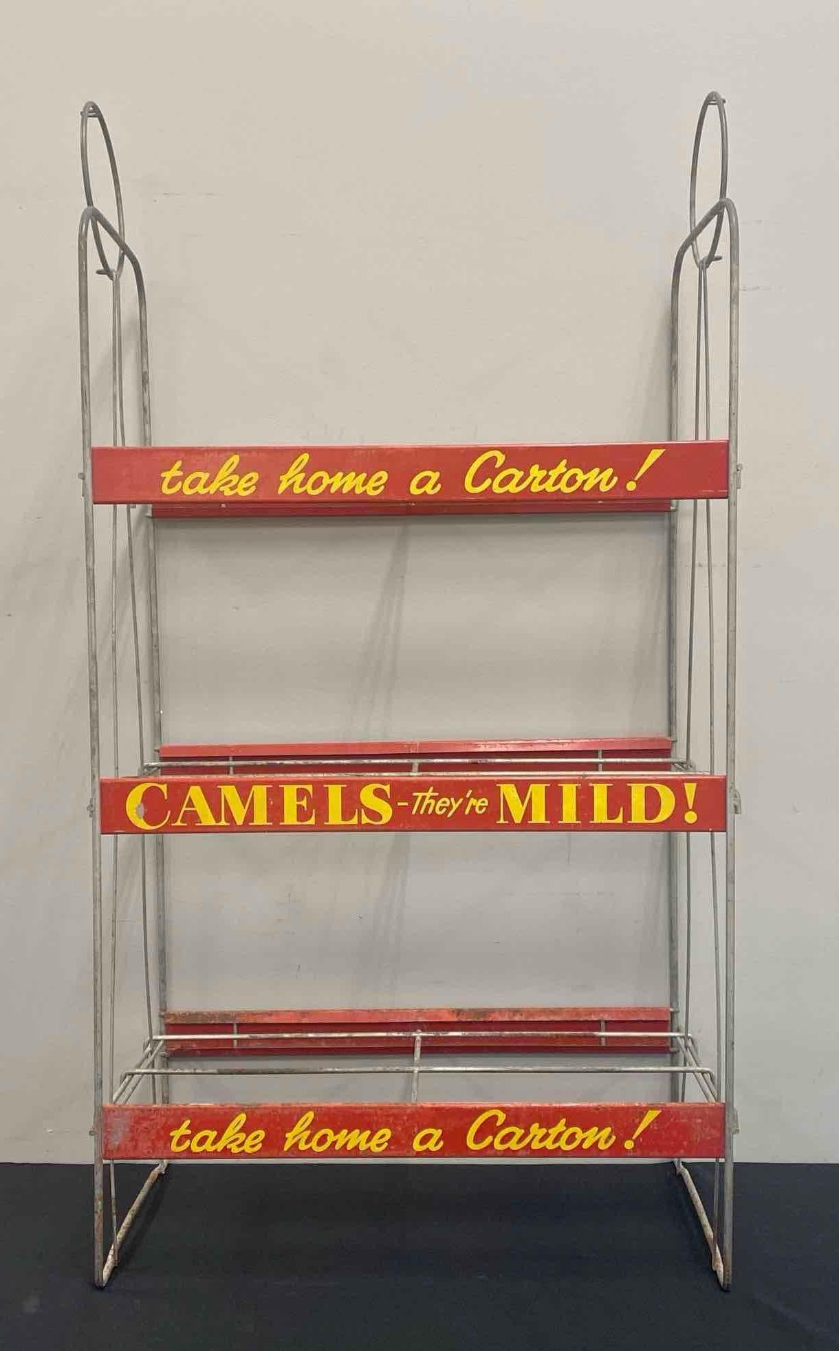 Vintage Camels Cigarette Wire Store Display Rack (1 of 5)