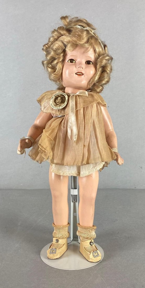 1930's Ideal Shirley Temple Composition Doll (1 of 5)