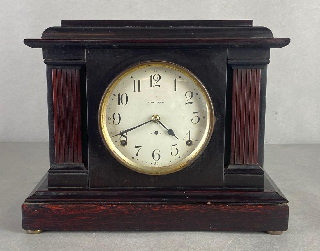 Seth Thomas Wood Case Mantle Clock (1 of 8)