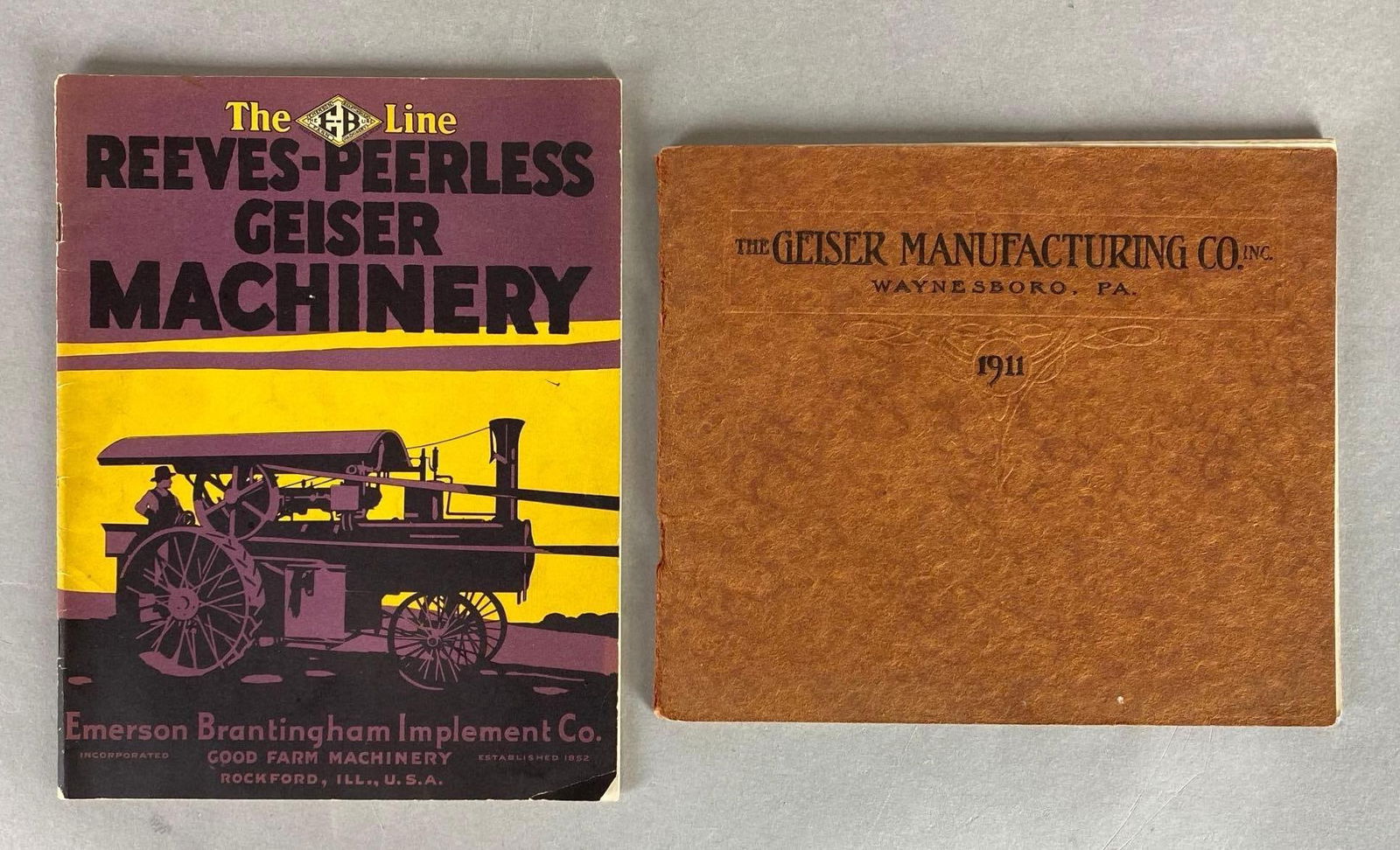 Group of 2 Geiser Farm Machinery Catalogs (1 of 4)