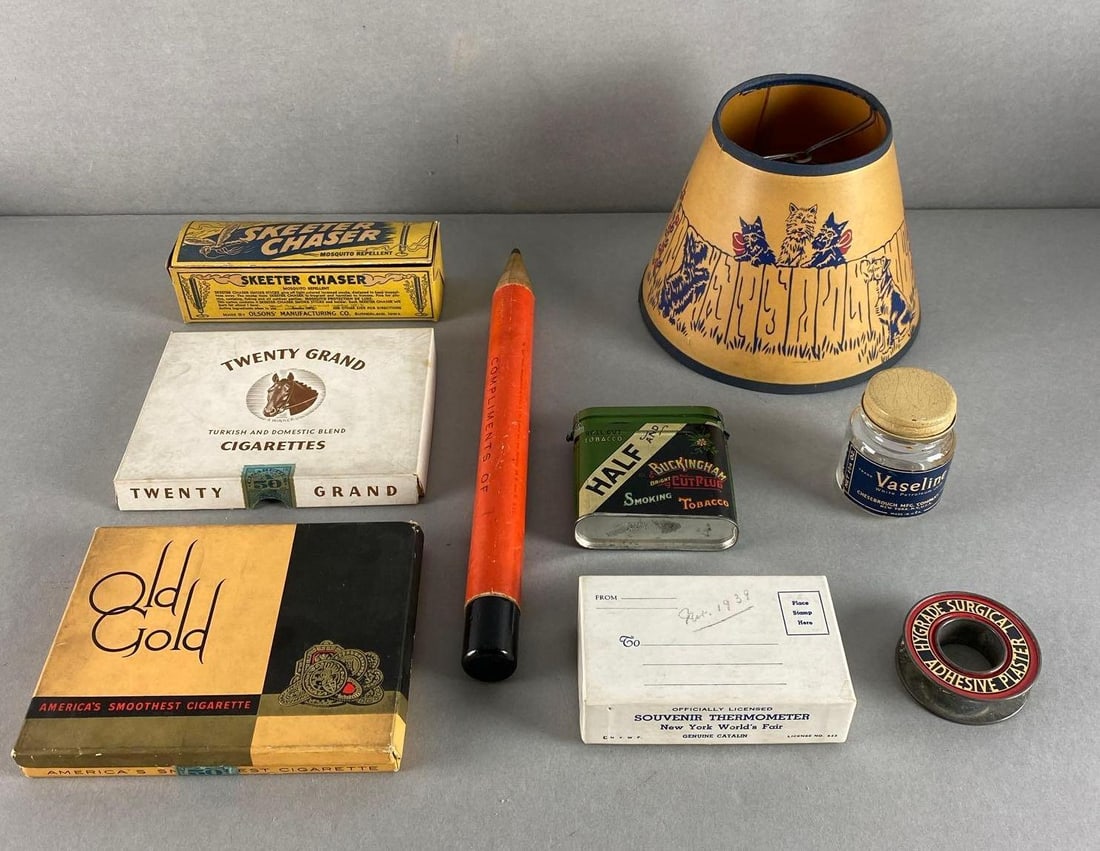 Group of 9 Advertising Items and More (1 of 3)