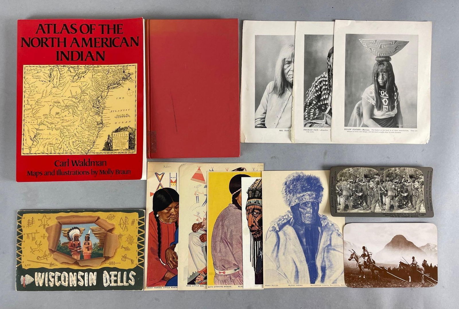 Group of 13 Native American Photos and Books (1 of 7)