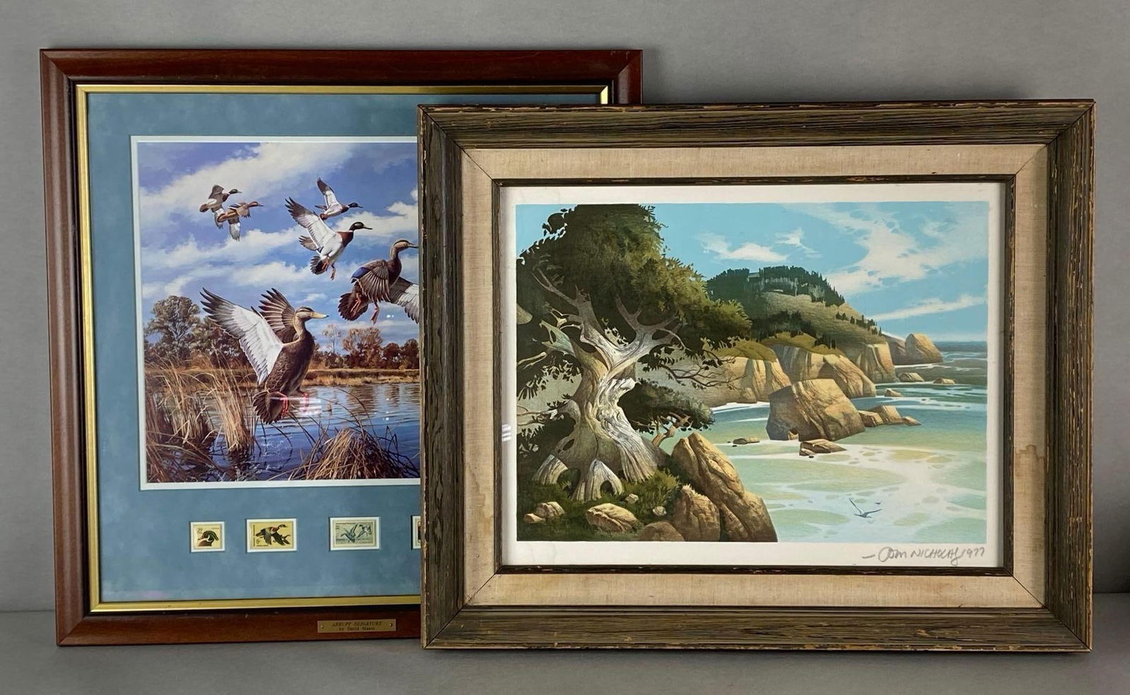 Group of 2 Bird/Nature Lithograph Prints (1 of 7)