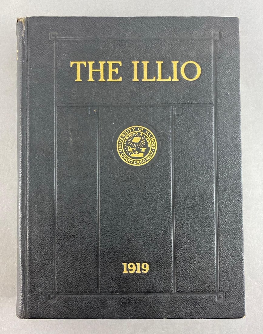 1919 University of Illinois The Illio Yearbook - George Halas Sr Year (1 of 15)