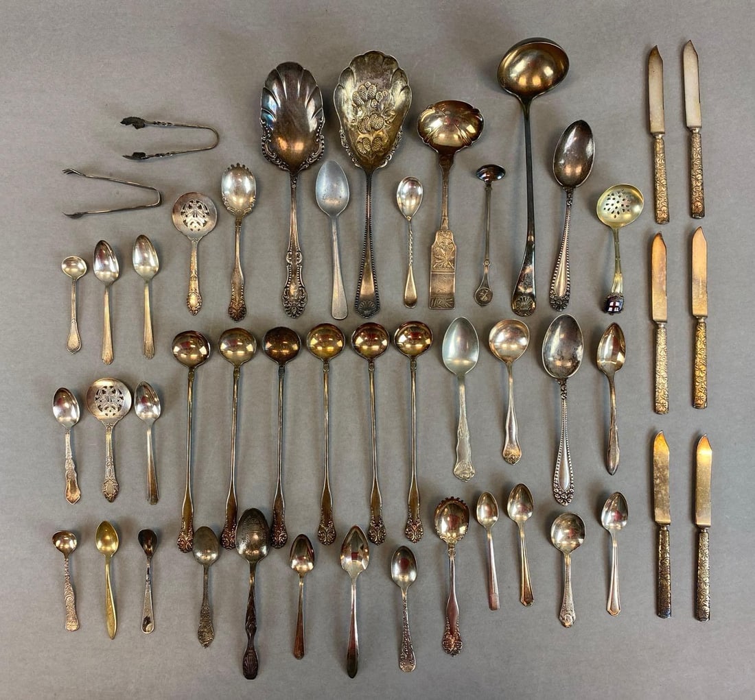 Group of 40+ Silver Plate Flatware (1 of 3)